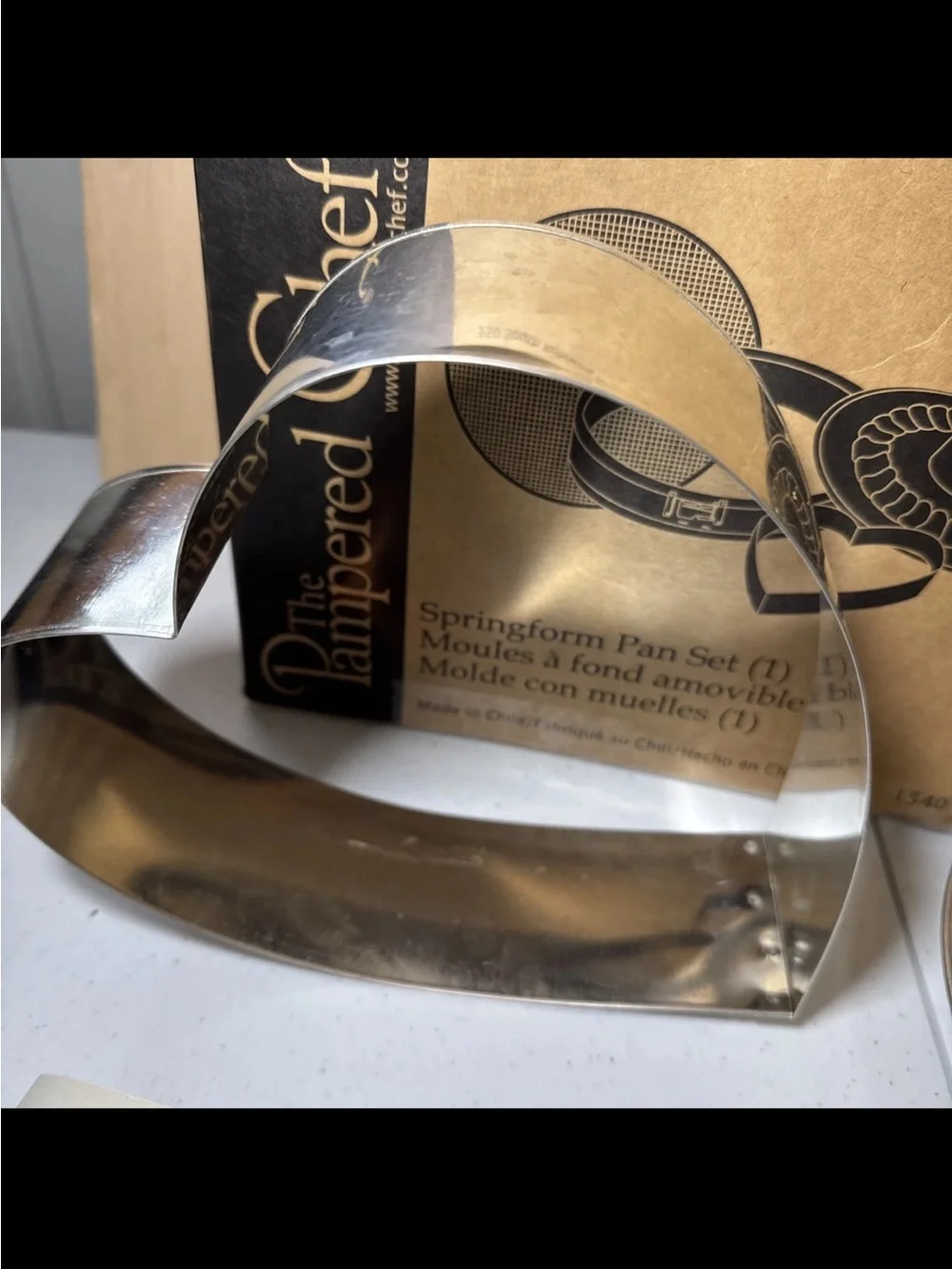 The Pampered Chef Cookie Press And Springform Pan Set